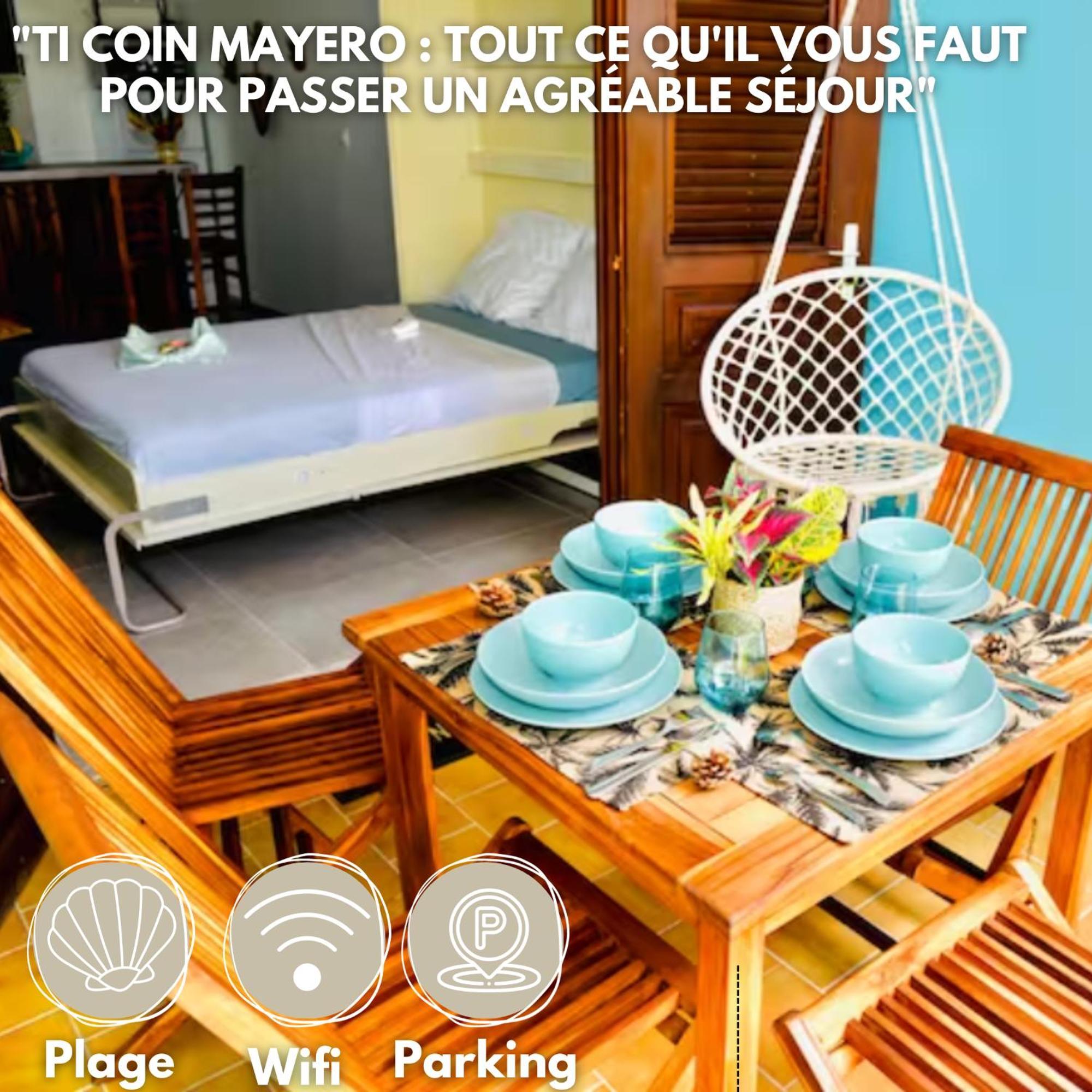 Ti Coin Mayero: Parking Free + Plage De Saint Anne Sainte-Anne Bagian luar foto